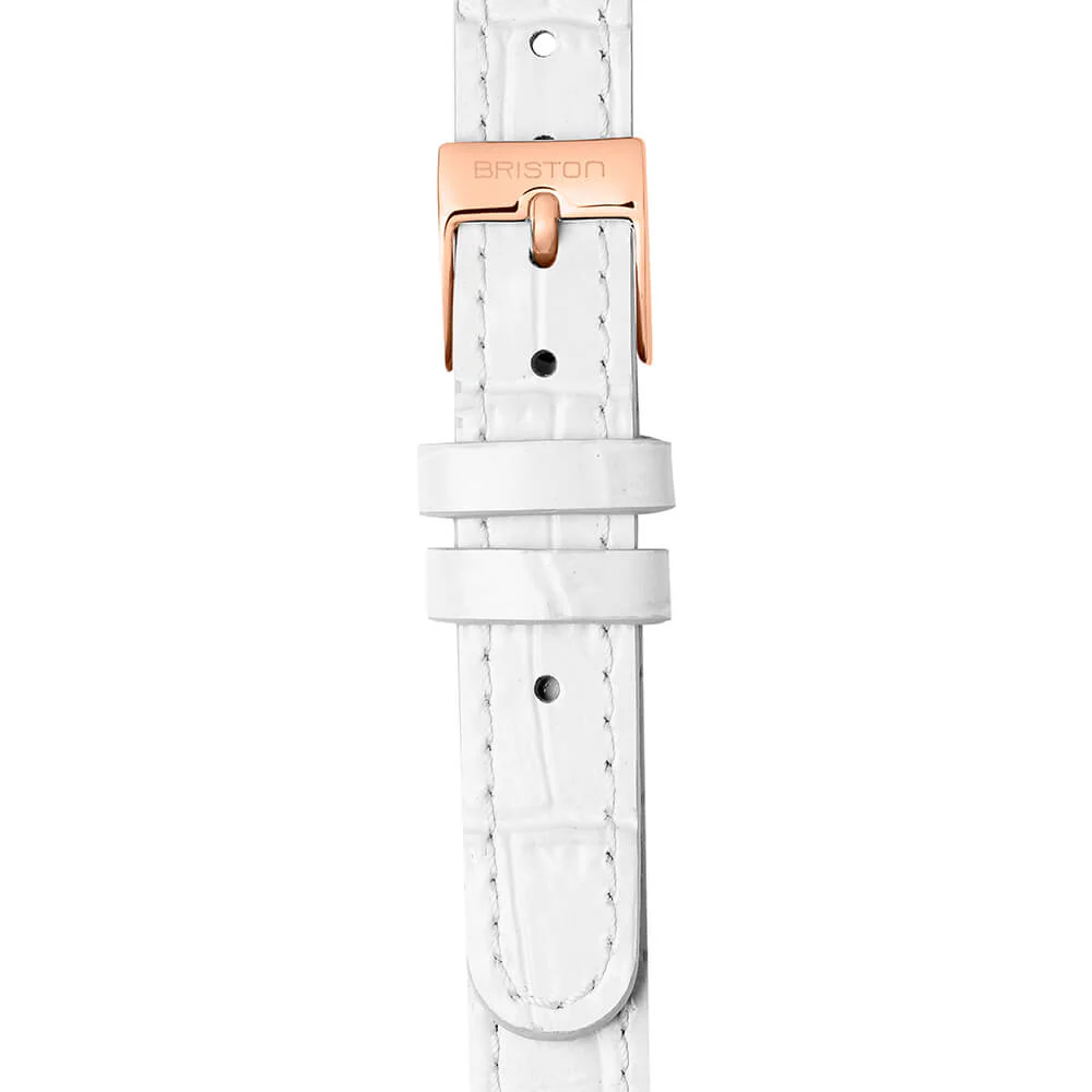 BRACELET CUIR LUXURY 2 BRINS - 12 MM - BLANC - Image 4