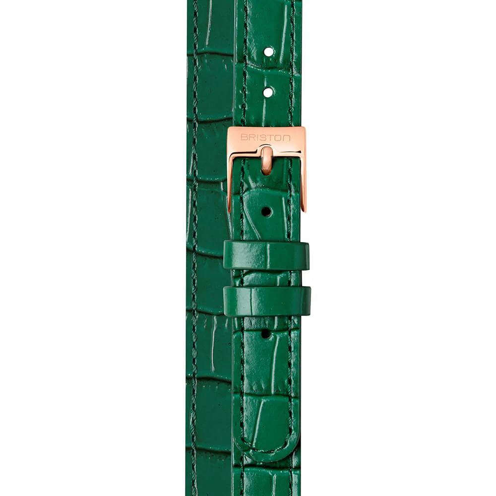 BRACELET CUIR LUXURY 2 BRINS - 12 MM - VERT - Image 3