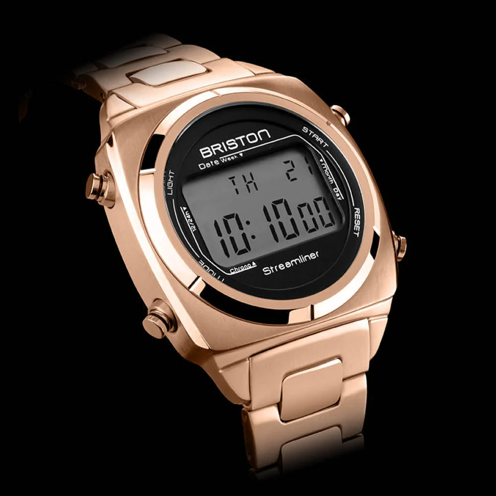 Streamliner Digital Acier - Gold - Noir - Image 3